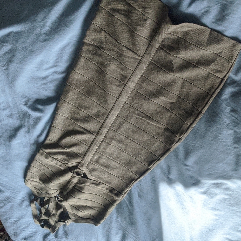 Small olive Bandage dress